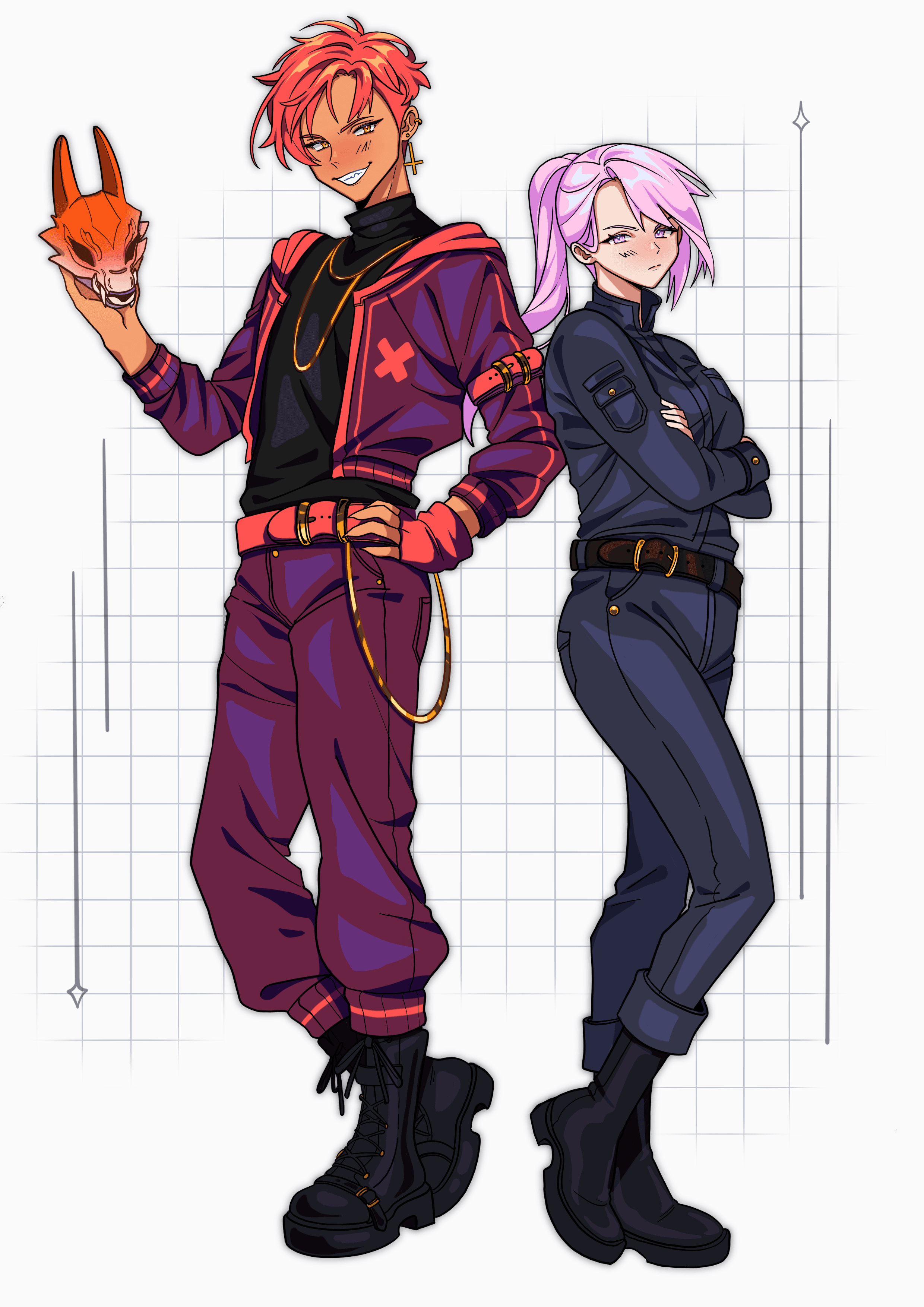 InkyWax duo commission complete